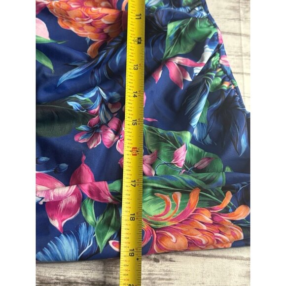 Miraclesuit x Talbots Sanibel Tankini Tropical Floral Women's Size 12 TOP - Picture 7 of 7